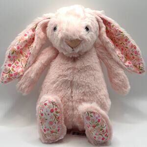 Soft Cuddly Bunny Rabbit Inspired Cute Plush Stuffie, Toy, Pink - New